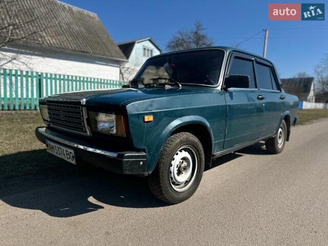 Зелений ВАЗ 2107, об'ємом двигуна 1.5 л та пробігом 143 тис. км за 1300 $, фото 1 на Automoto.ua