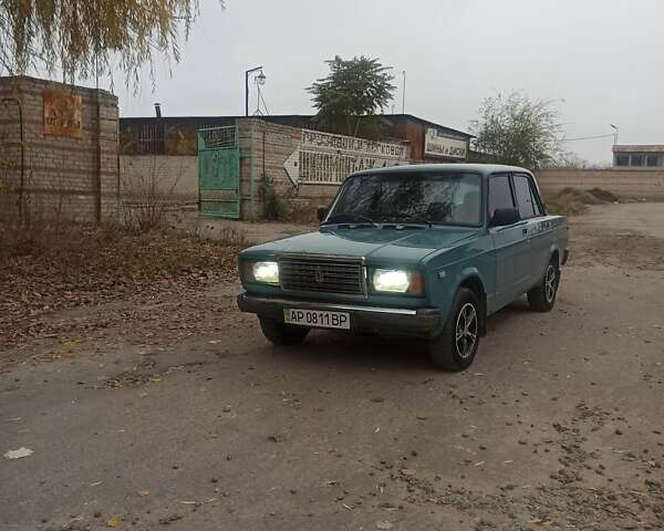 Зеленый ВАЗ 2107, объемом двигателя 1.5 л и пробегом 35 тыс. км за 1350 $, фото 1 на Automoto.ua