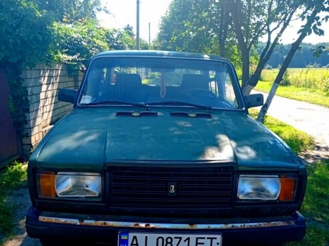 Зеленый ВАЗ 2107, объемом двигателя 1.5 л и пробегом 85 тыс. км за 725 $, фото 1 на Automoto.ua