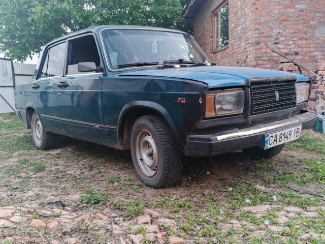 Зелений ВАЗ 2107, об'ємом двигуна 1.5 л та пробігом 160 тис. км за 389 $, фото 1 на Automoto.ua