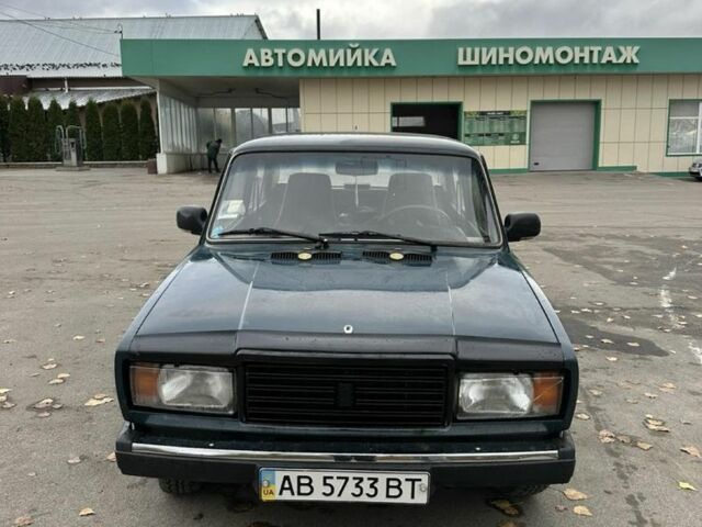 Зеленый ВАЗ 2107, объемом двигателя 1.5 л и пробегом 55 тыс. км за 900 $, фото 1 на Automoto.ua