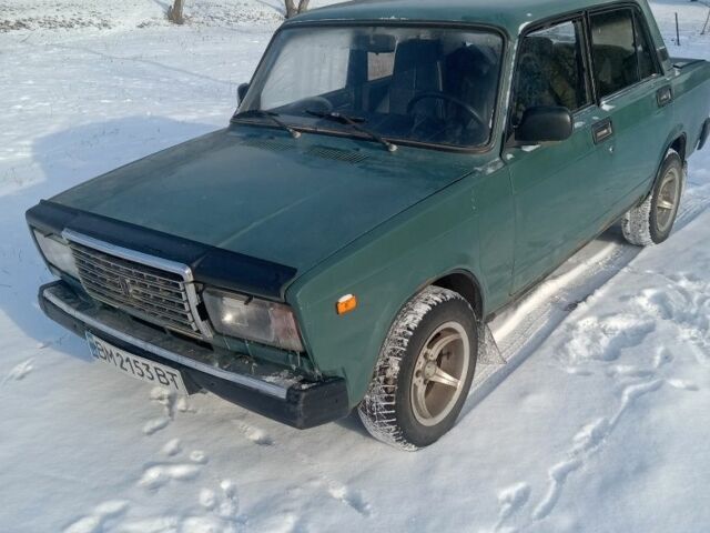 Зеленый ВАЗ 2107, объемом двигателя 0 л и пробегом 100 тыс. км за 671 $, фото 1 на Automoto.ua