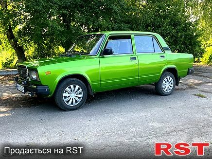 Зеленый ВАЗ 2107, объемом двигателя 1.6 л и пробегом 63 тыс. км за 1500 $, фото 1 на Automoto.ua