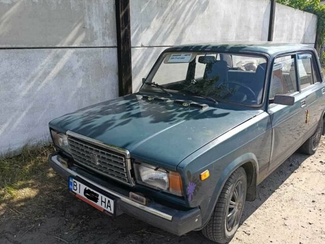 Зелений ВАЗ 2107, об'ємом двигуна 1.5 л та пробігом 80 тис. км за 1119 $, фото 1 на Automoto.ua