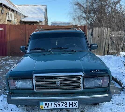 Зелений ВАЗ 2107, об'ємом двигуна 1.5 л та пробігом 176 тис. км за 1106 $, фото 1 на Automoto.ua