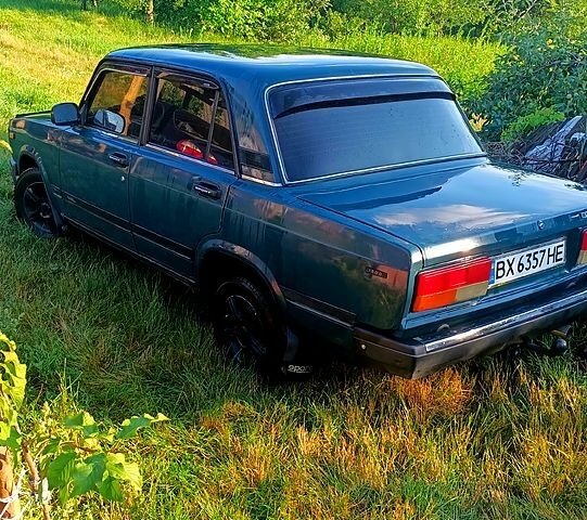 Зелений ВАЗ 2107, об'ємом двигуна 1.5 л та пробігом 52 тис. км за 1350 $, фото 1 на Automoto.ua