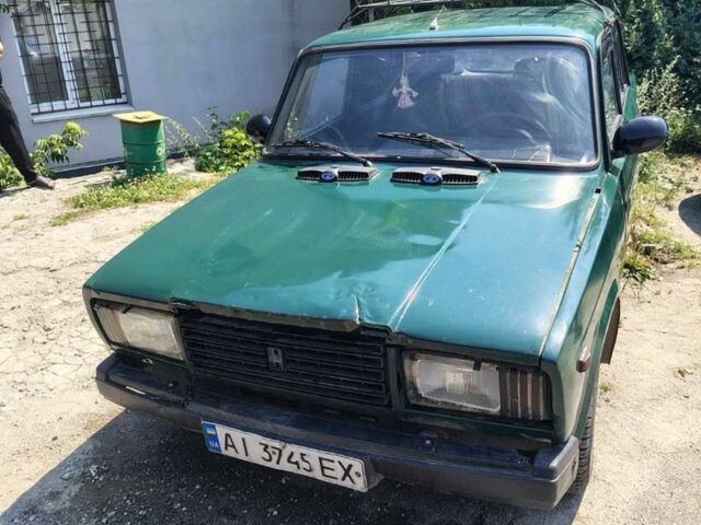Зеленый ВАЗ 2107, объемом двигателя 1.5 л и пробегом 35 тыс. км за 628 $, фото 1 на Automoto.ua
