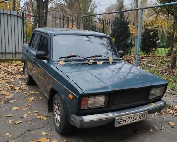 Зеленый ВАЗ 2107, объемом двигателя 1.45 л и пробегом 70 тыс. км за 800 $, фото 1 на Automoto.ua