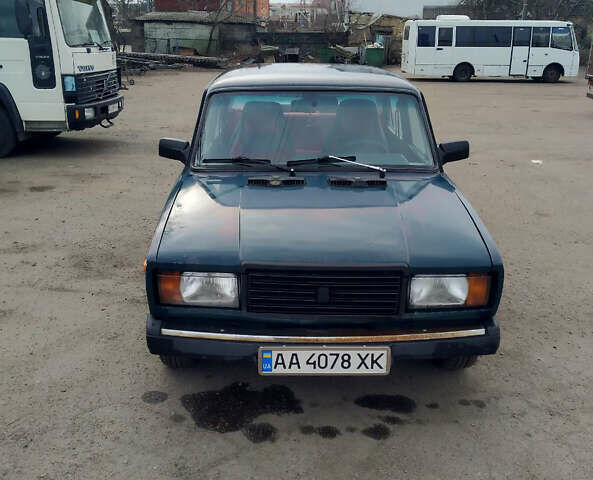 Зелений ВАЗ 2107, об'ємом двигуна 1.45 л та пробігом 230 тис. км за 1000 $, фото 1 на Automoto.ua