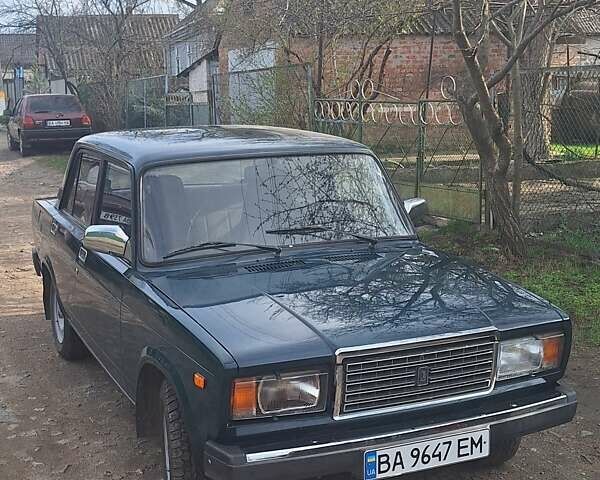 Зеленый ВАЗ 2107, объемом двигателя 1.45 л и пробегом 110 тыс. км за 2000 $, фото 1 на Automoto.ua