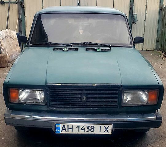 Зеленый ВАЗ 2107, объемом двигателя 1.5 л и пробегом 40 тыс. км за 950 $, фото 1 на Automoto.ua