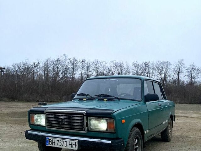 Зеленый ВАЗ 2107, объемом двигателя 1.5 л и пробегом 0 тыс. км за 1200 $, фото 1 на Automoto.ua