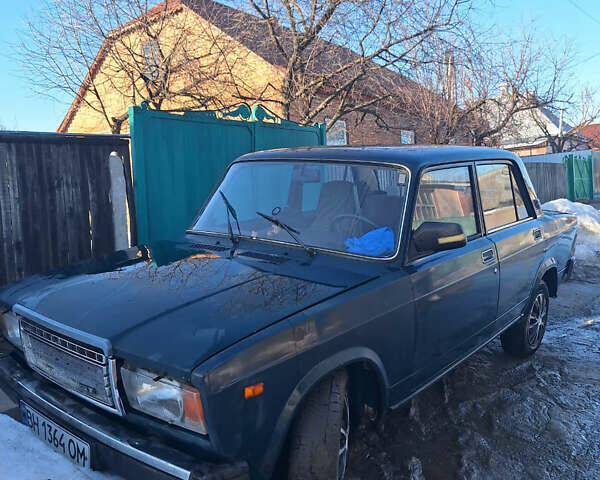 Зеленый ВАЗ 2107, объемом двигателя 1.45 л и пробегом 120 тыс. км за 1400 $, фото 1 на Automoto.ua