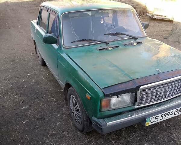 Зелений ВАЗ 2107, об'ємом двигуна 1.3 л та пробігом 73 тис. км за 1150 $, фото 1 на Automoto.ua
