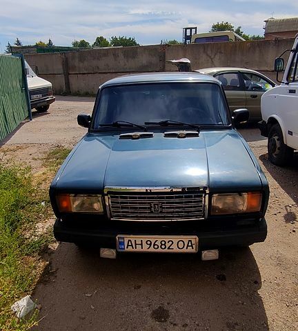 Зелений ВАЗ 2107, об'ємом двигуна 1.5 л та пробігом 163 тис. км за 850 $, фото 1 на Automoto.ua