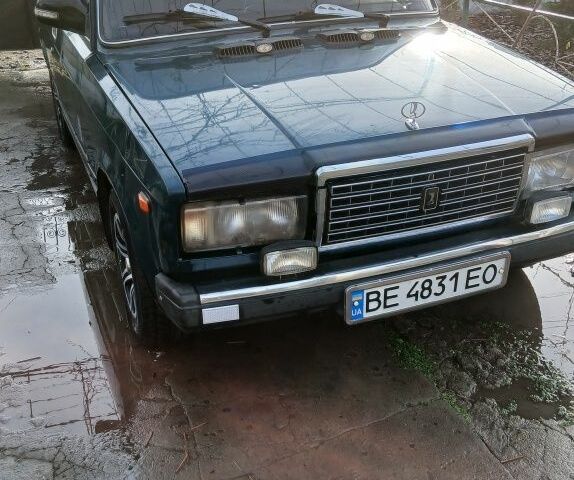 Зелений ВАЗ 2107, об'ємом двигуна 1.5 л та пробігом 90 тис. км за 1500 $, фото 1 на Automoto.ua