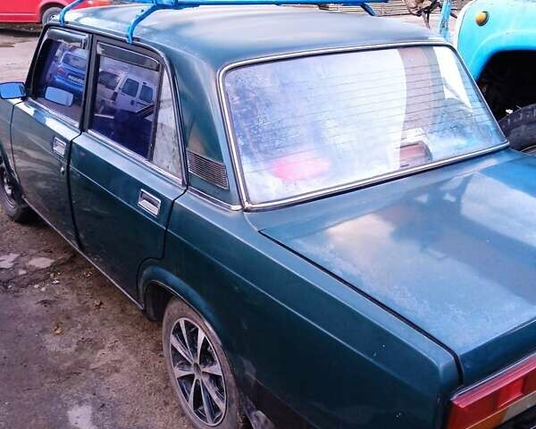 Зеленый ВАЗ 2107, объемом двигателя 1.3 л и пробегом 105 тыс. км за 1200 $, фото 1 на Automoto.ua
