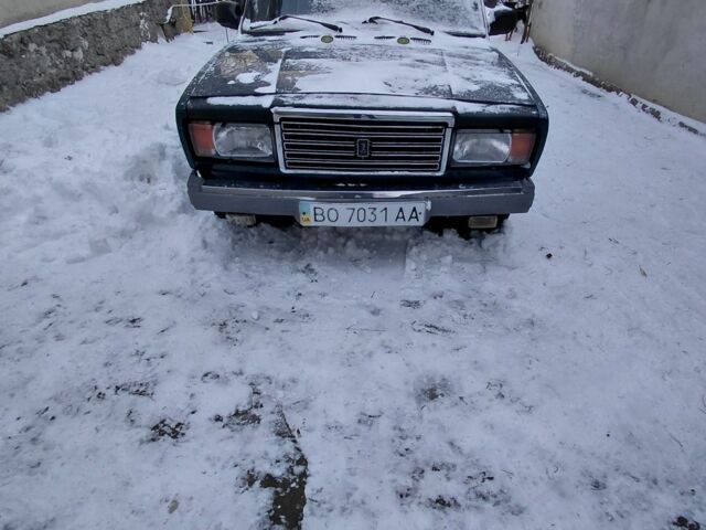 Зеленый ВАЗ 2107, объемом двигателя 1 л и пробегом 163 тыс. км за 1301 $, фото 1 на Automoto.ua