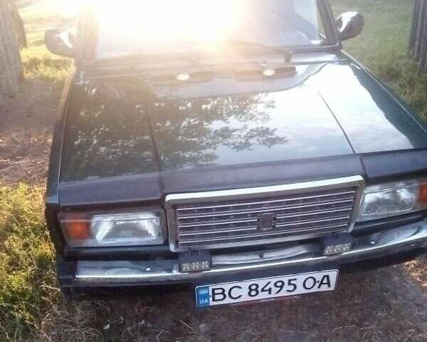 Зеленый ВАЗ 2107, объемом двигателя 1.5 л и пробегом 500 тыс. км за 1206 $, фото 1 на Automoto.ua