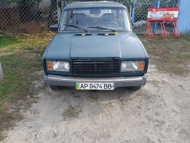 Зеленый ВАЗ 2107, объемом двигателя 1.5 л и пробегом 142 тыс. км за 480 $, фото 1 на Automoto.ua