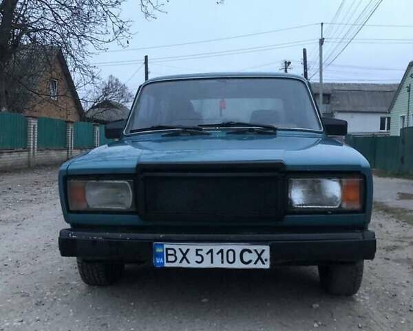 Зеленый ВАЗ 2107, объемом двигателя 1.45 л и пробегом 100 тыс. км за 899 $, фото 1 на Automoto.ua