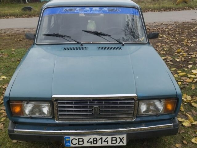 Зеленый ВАЗ 2107, объемом двигателя 1.5 л и пробегом 80 тыс. км за 720 $, фото 1 на Automoto.ua