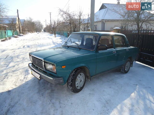 Зелений ВАЗ 2107, об'ємом двигуна 1.5 л та пробігом 120 тис. км за 1200 $, фото 1 на Automoto.ua