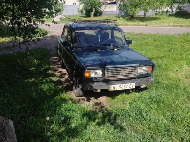 Зеленый ВАЗ 2107, объемом двигателя 1.5 л и пробегом 1 тыс. км за 726 $, фото 1 на Automoto.ua