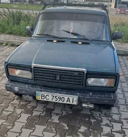 Зеленый ВАЗ 2107, объемом двигателя 1.5 л и пробегом 56 тыс. км за 550 $, фото 1 на Automoto.ua