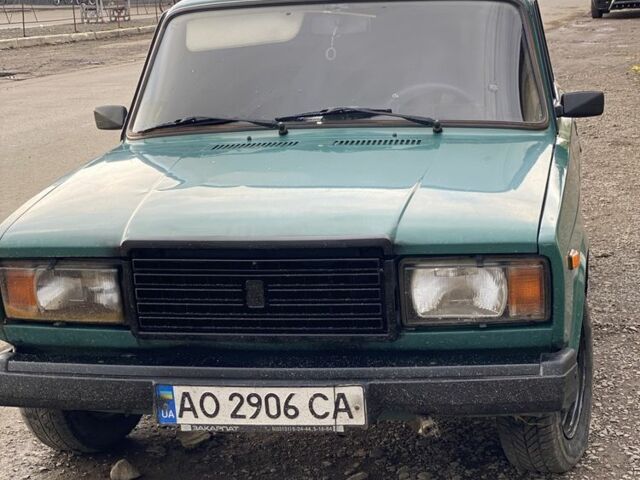 Зеленый ВАЗ 2107, объемом двигателя 1.5 л и пробегом 90 тыс. км за 1100 $, фото 1 на Automoto.ua