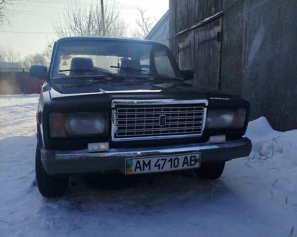 Зеленый ВАЗ 2107, объемом двигателя 1.45 л и пробегом 17 тыс. км за 1500 $, фото 1 на Automoto.ua