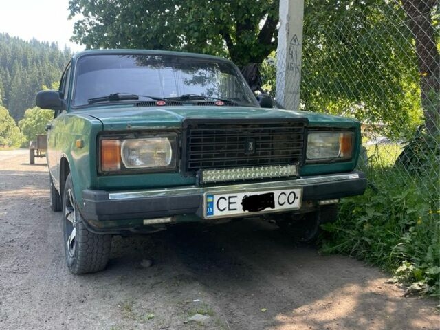 Зеленый ВАЗ 2107, объемом двигателя 1.3 л и пробегом 20 тыс. км за 950 $, фото 1 на Automoto.ua