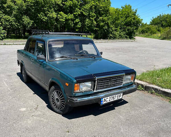 Зелений ВАЗ 2107, об'ємом двигуна 1.5 л та пробігом 77 тис. км за 850 $, фото 1 на Automoto.ua