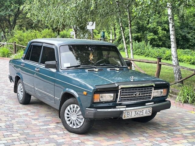 Зелений ВАЗ 2107, об'ємом двигуна 1.5 л та пробігом 200 тис. км за 1700 $, фото 1 на Automoto.ua