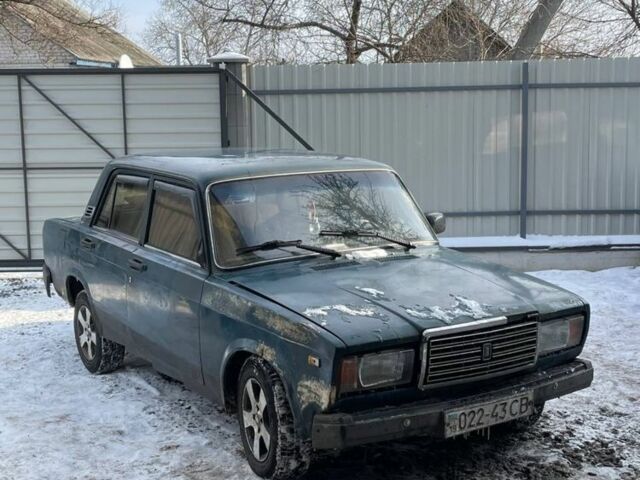 Зеленый ВАЗ 2107, объемом двигателя 1.2 л и пробегом 666 тыс. км за 326 $, фото 1 на Automoto.ua