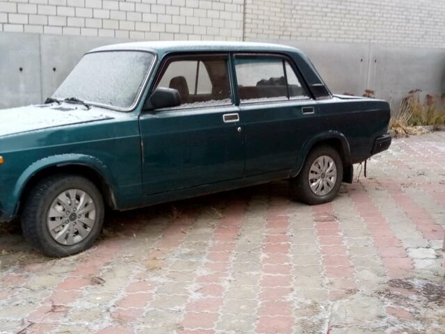 Зеленый ВАЗ 2107, объемом двигателя 1.45 л и пробегом 69 тыс. км за 990 $, фото 1 на Automoto.ua