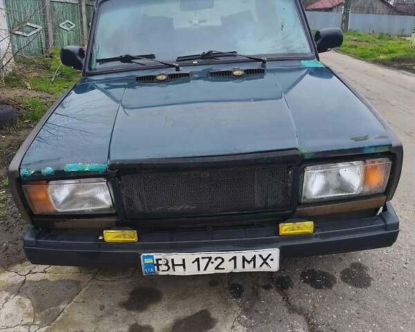 Зеленый ВАЗ 2107, объемом двигателя 1.4 л и пробегом 128 тыс. км за 800 $, фото 1 на Automoto.ua