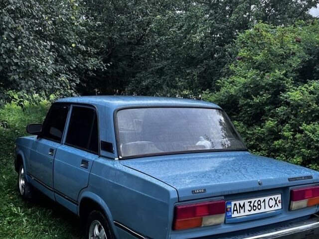 Зеленый ВАЗ 2107, объемом двигателя 1.5 л и пробегом 3 тыс. км за 1300 $, фото 1 на Automoto.ua