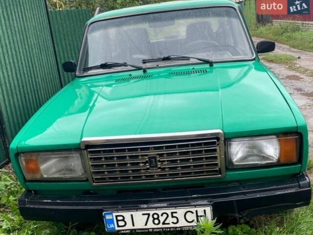 Зелений ВАЗ 2107, об'ємом двигуна 1.45 л та пробігом 69 тис. км за 750 $, фото 1 на Automoto.ua