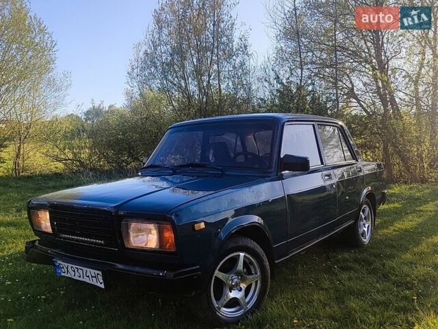 Зеленый ВАЗ 2107, объемом двигателя 1.5 л и пробегом 83 тыс. км за 350 $, фото 1 на Automoto.ua