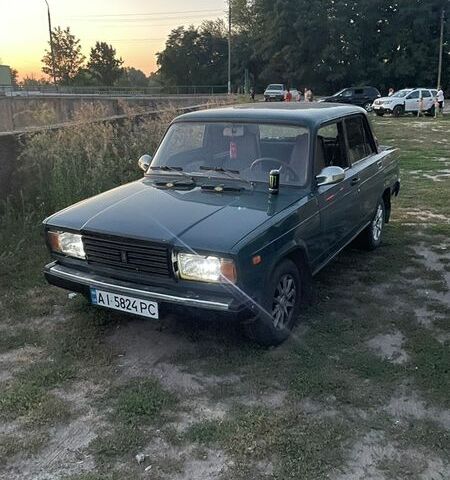 Зеленый ВАЗ 2107, объемом двигателя 1.5 л и пробегом 200 тыс. км за 1400 $, фото 1 на Automoto.ua