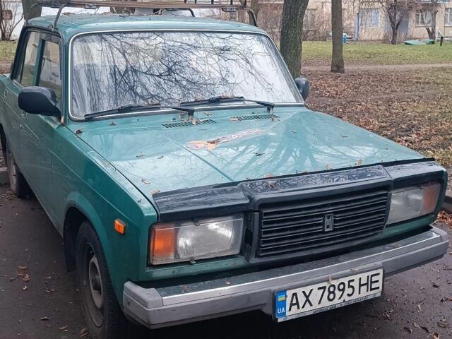 Зеленый ВАЗ 2107, объемом двигателя 1.5 л и пробегом 180 тыс. км за 850 $, фото 1 на Automoto.ua