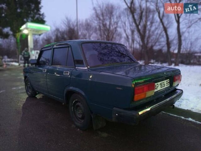 Зеленый ВАЗ 2107, объемом двигателя 1.5 л и пробегом 75 тыс. км за 1500 $, фото 1 на Automoto.ua