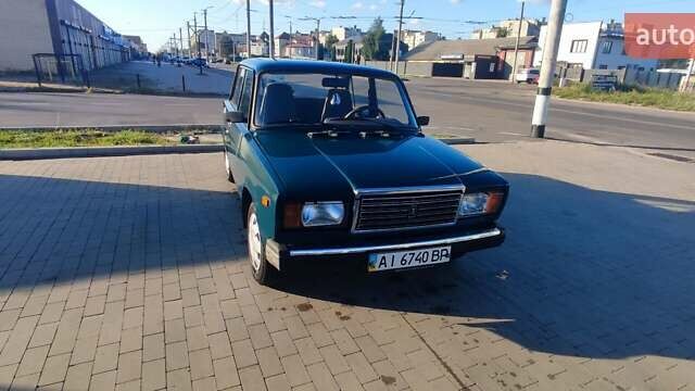 Зеленый ВАЗ 2107, объемом двигателя 1.45 л и пробегом 34 тыс. км за 1700 $, фото 1 на Automoto.ua