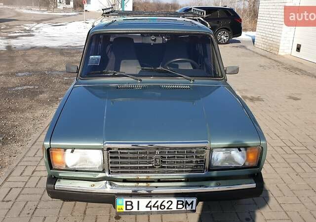 Зеленый ВАЗ 2107, объемом двигателя 1.5 л и пробегом 81 тыс. км за 2400 $, фото 1 на Automoto.ua