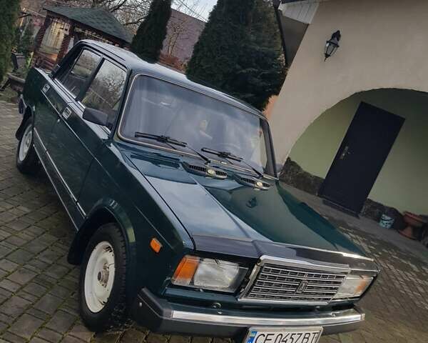 Зеленый ВАЗ 2107, объемом двигателя 1.45 л и пробегом 290 тыс. км за 1500 $, фото 1 на Automoto.ua