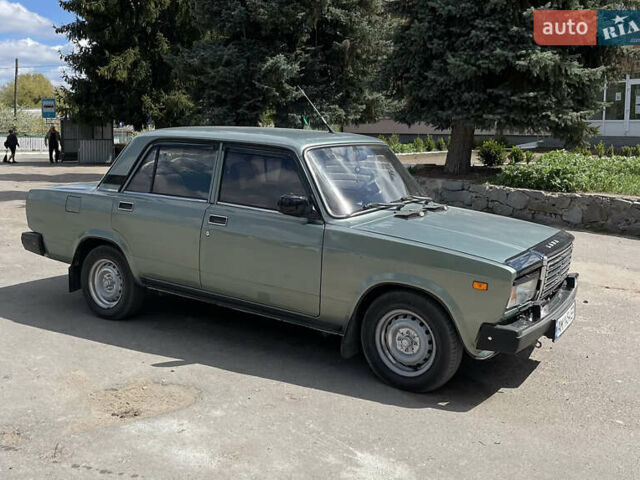 Зеленый ВАЗ 2107, объемом двигателя 1.5 л и пробегом 73 тыс. км за 2199 $, фото 1 на Automoto.ua