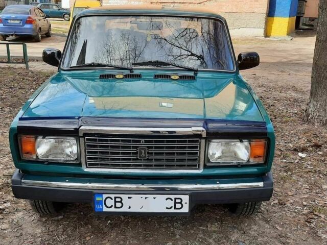 Зеленый ВАЗ 2107, объемом двигателя 1.5 л и пробегом 130 тыс. км за 1600 $, фото 1 на Automoto.ua