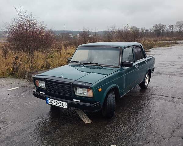 Зеленый ВАЗ 2107, объемом двигателя 1.45 л и пробегом 46 тыс. км за 950 $, фото 1 на Automoto.ua