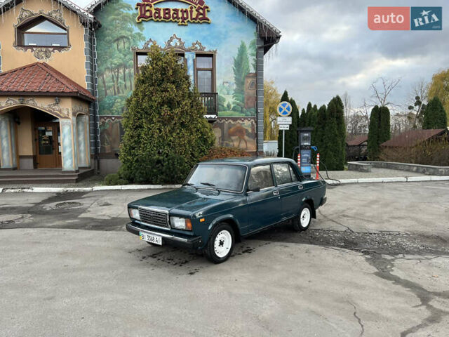 Зеленый ВАЗ 2107, объемом двигателя 1.6 л и пробегом 52 тыс. км за 1900 $, фото 1 на Automoto.ua